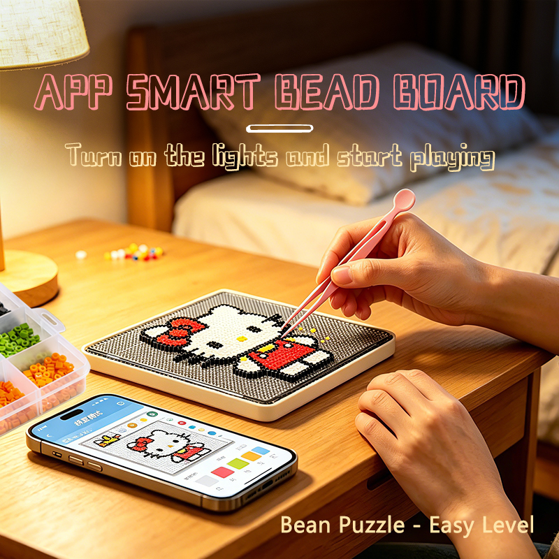 Smart LED Light up Perler Beads Board Fuse Bead...