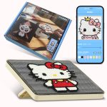 Smart LED Light up Perler Beads Board Fuse Beads Activity Kit with Light Guide for Kids DIY Art Craft Educational Toy