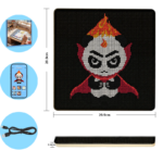 Smart Fuse Beads Board – Bluetooth App Controlled DIY Bead Control Board for Fuse Beads, Electronic Positioning Card with 2mm Pins